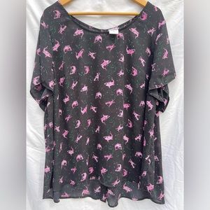 Torrid Jaws Size 3 Georgette Blouse